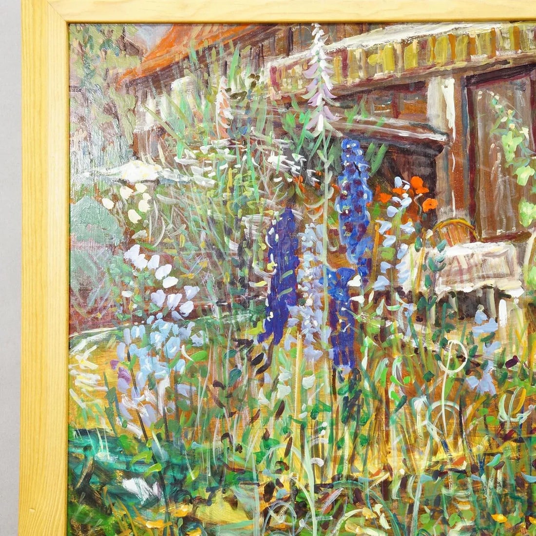 Impressionistic Oil Painting of a Garden Scenery, Alexander Michael 1994 - 5