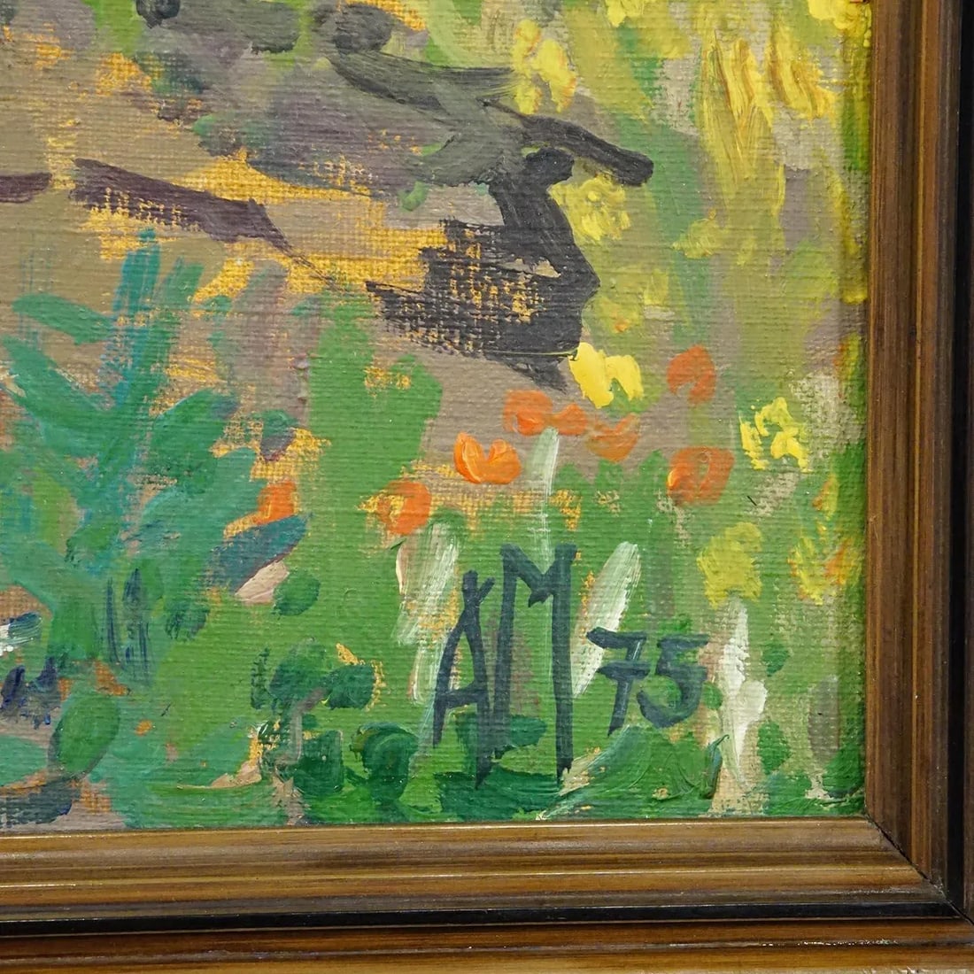 Vintage Oil Painting of a Mediterranean Village, Alexander Michael 1975 - 3