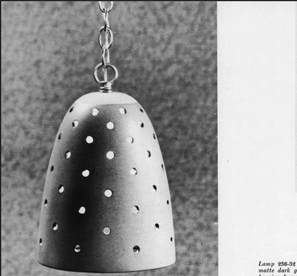 Vintage Matte Stoneware "Beehive" Pendant Lamp by Jane and Gordon Martz - 12