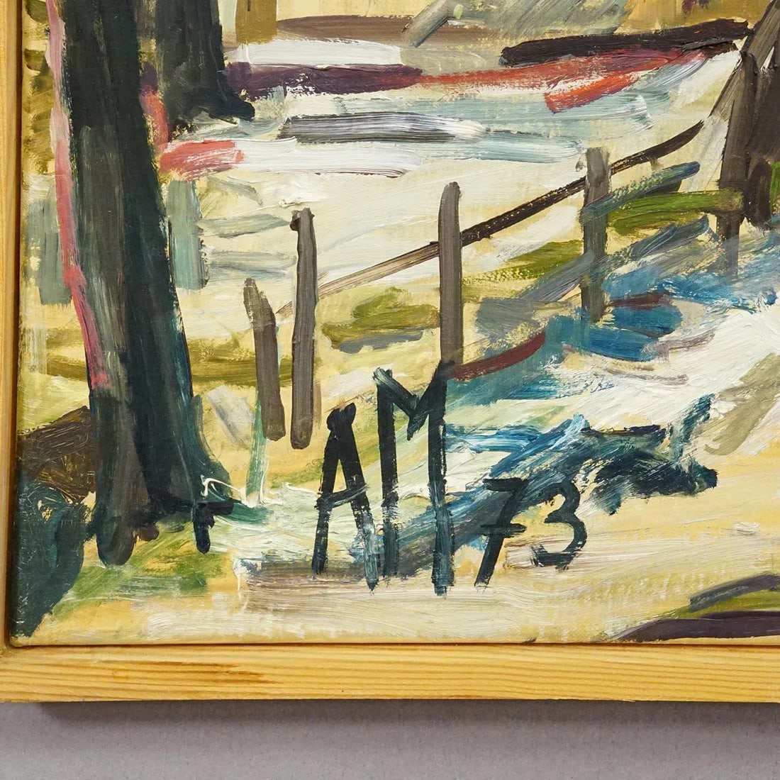 Vintage Oil Painting of a Bavarian Village, Alexander Michael 1973 - 4