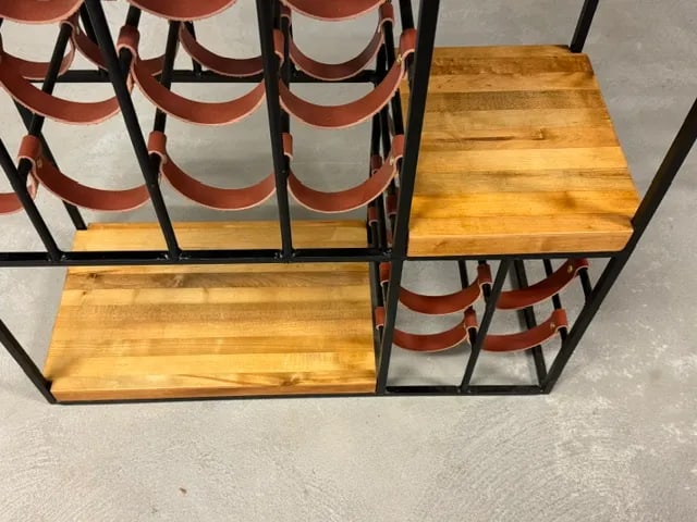 1960s Arthur Umanoff 40 Bottle Wine Rack - 10