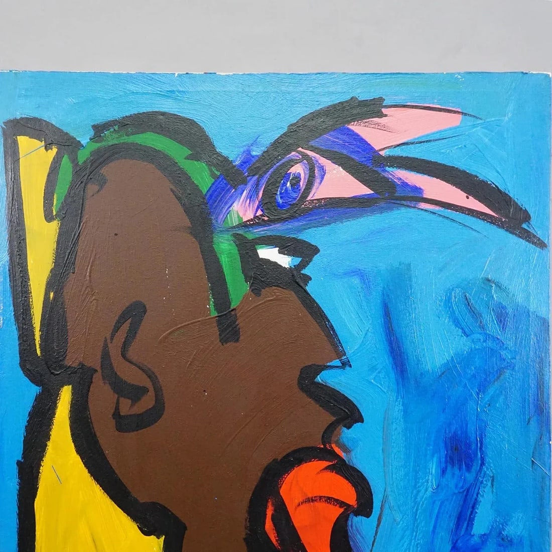 20th Century Abstact Oil Painting by Peter Robert Keil, Germany - 5