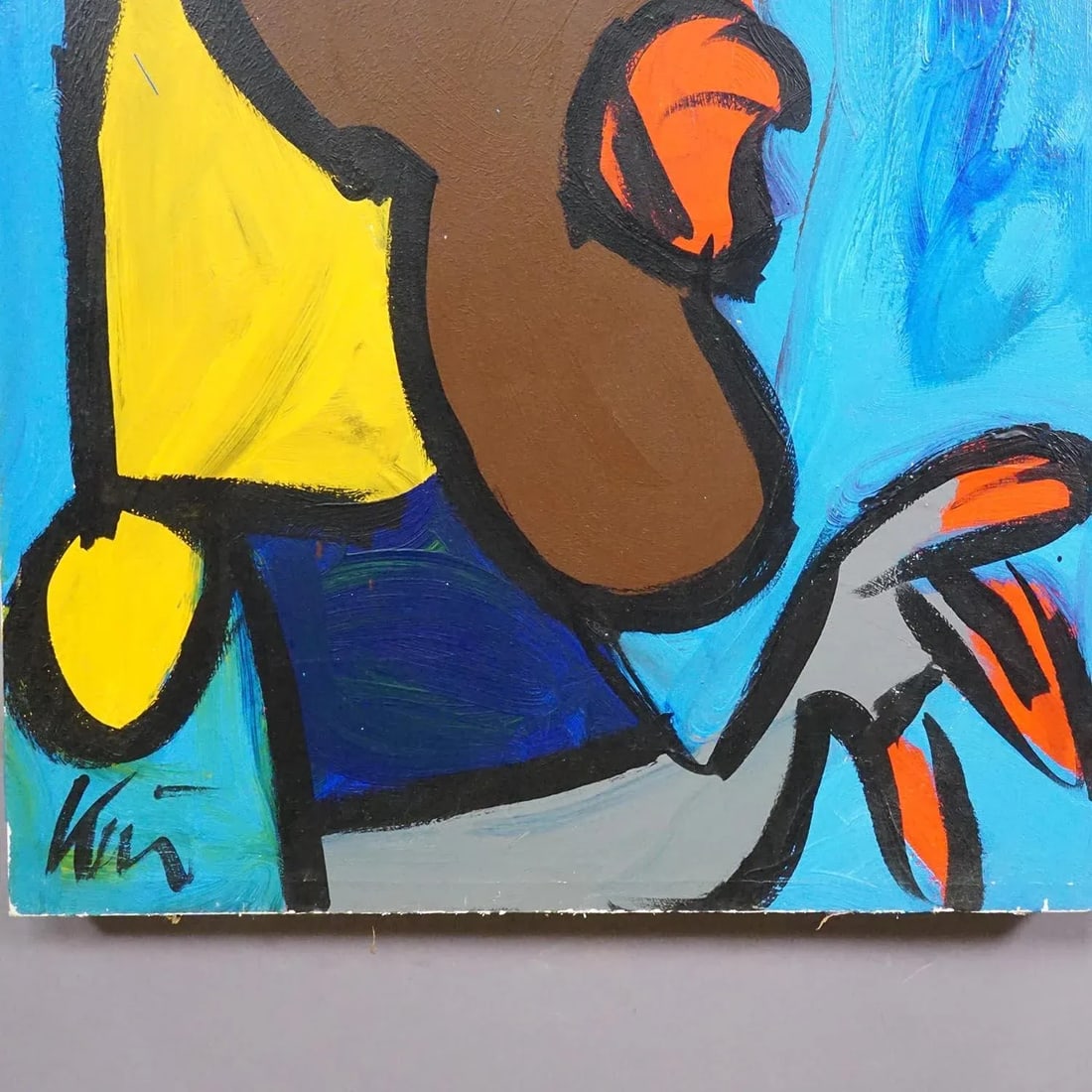 20th Century Abstact Oil Painting by Peter Robert Keil, Germany - 6