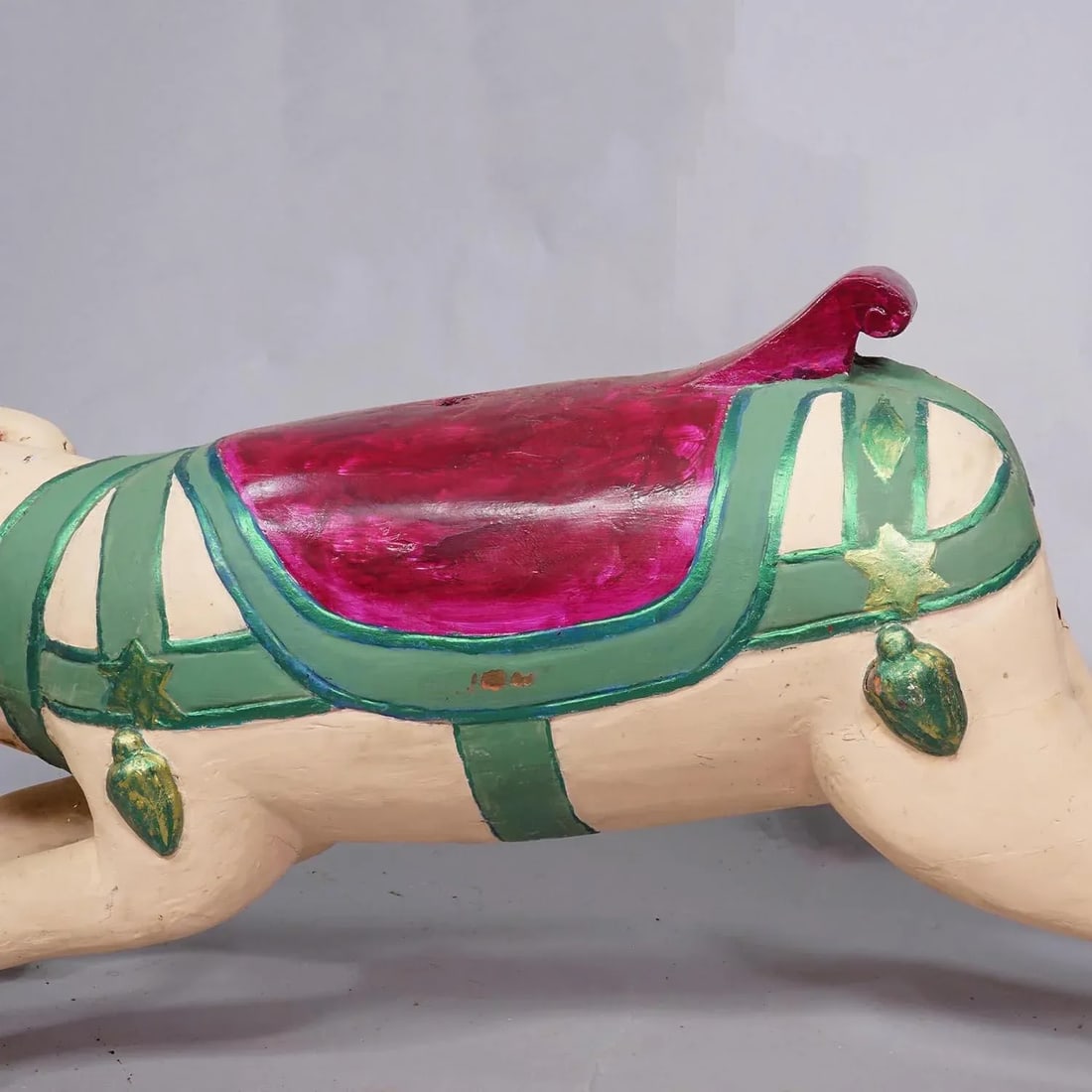 Great Antique Children Carousel Pig, Germany Ca. 1920s - 7