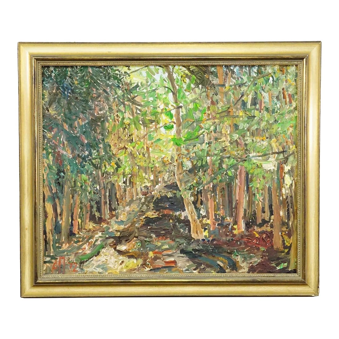 Forest Path – Oil Painting by Alexander Michael, 1972 (1 of 7)