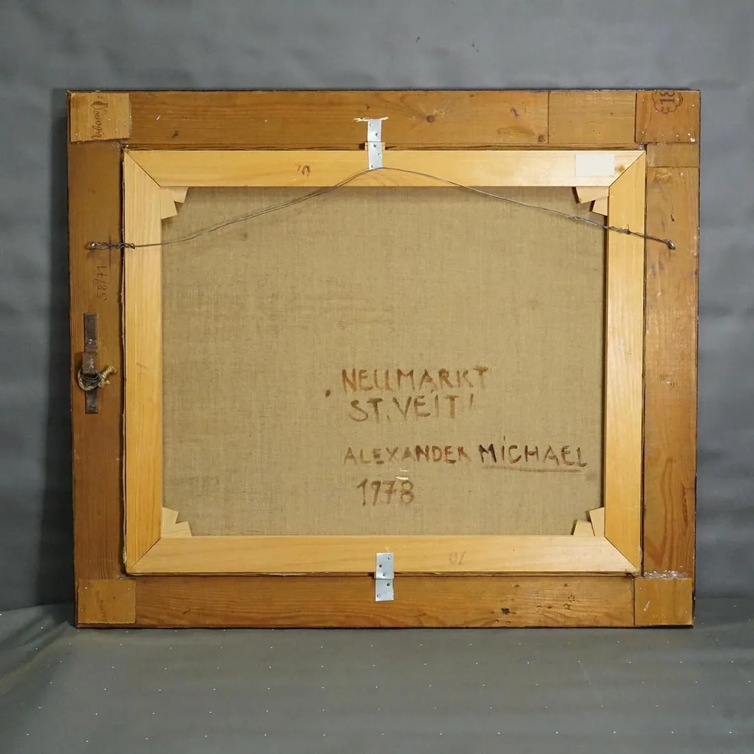 Alexander Michael Oil Painting – Neumarkt St. Veit, 1978 - 2
