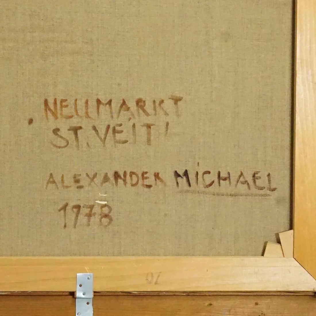 Alexander Michael Oil Painting – Neumarkt St. Veit, 1978 - 4