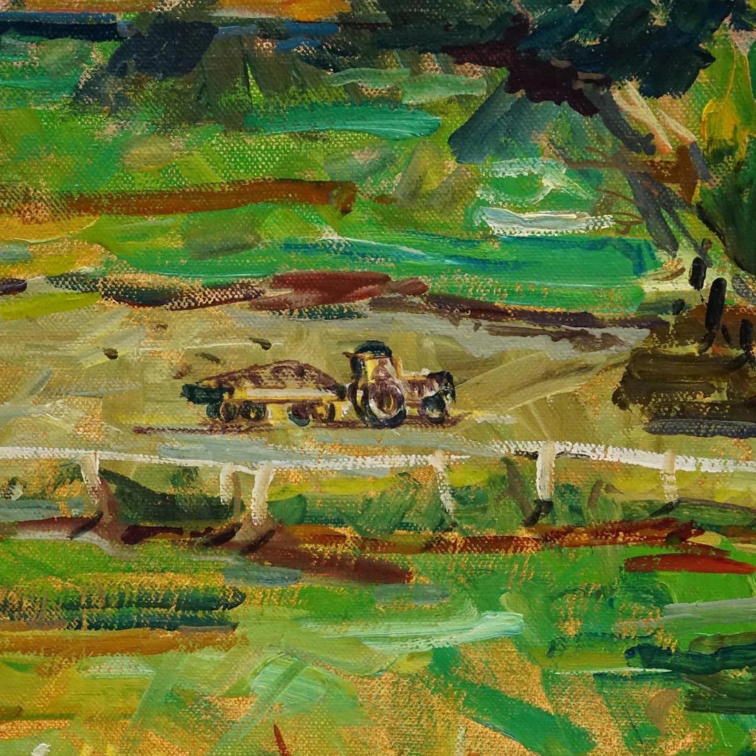 Alexander Michael Oil Painting – Neumarkt St. Veit, 1978 - 7