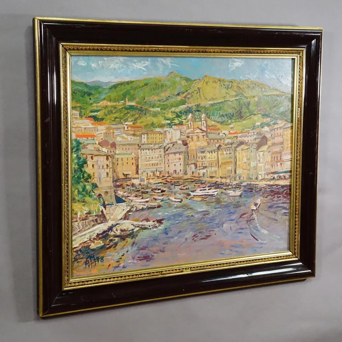 Alexander Michael Oil Painting – Bastia, Corsica, 1978 - 2