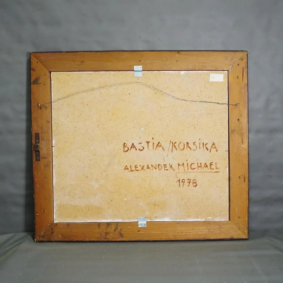 Alexander Michael Oil Painting – Bastia, Corsica, 1978 - 5