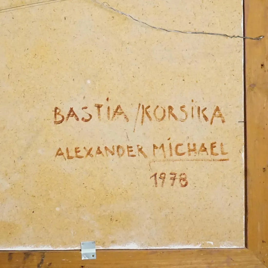 Alexander Michael Oil Painting – Bastia, Corsica, 1978 - 6