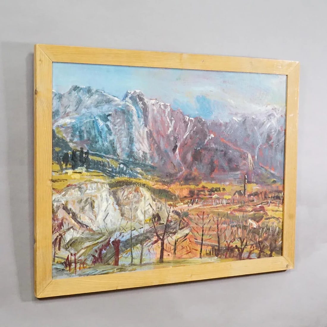 Alexander Michael Oil Painting – South Tyrol, 1976 - 2