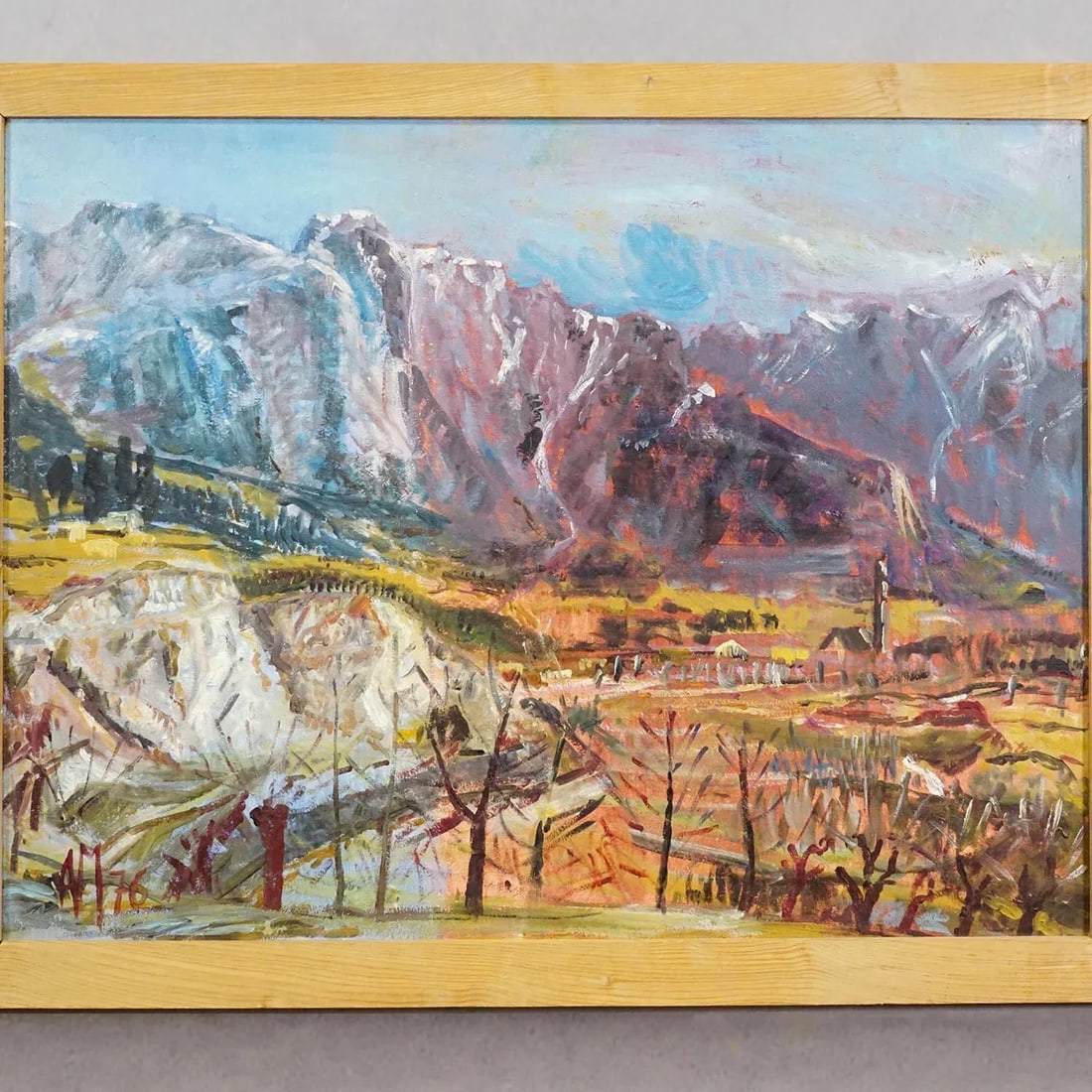 Alexander Michael Oil Painting – South Tyrol, 1976 - 3