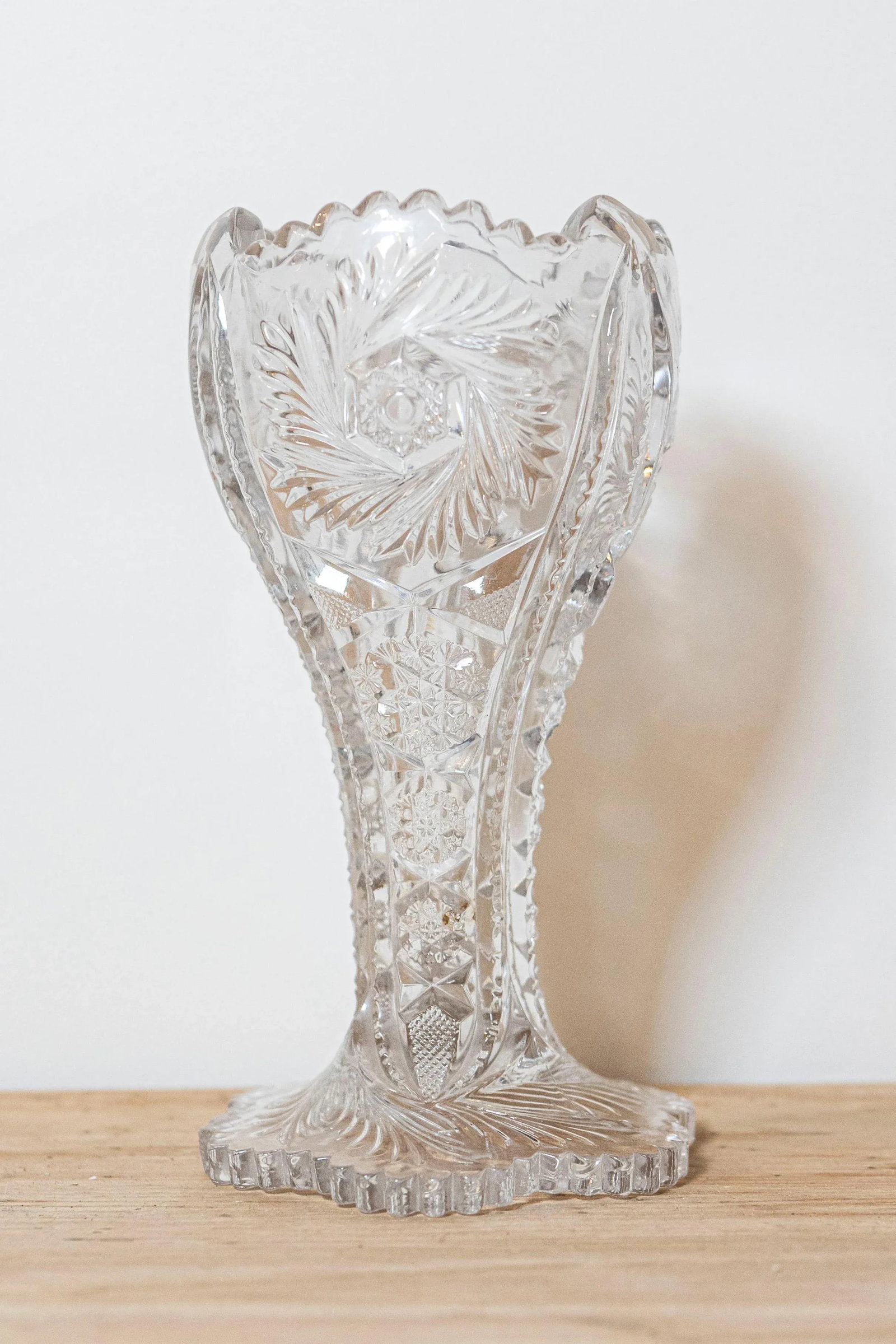 American Brilliant Cut Glass Trumpet Vase, Late 19th–Early 20th Century - 2