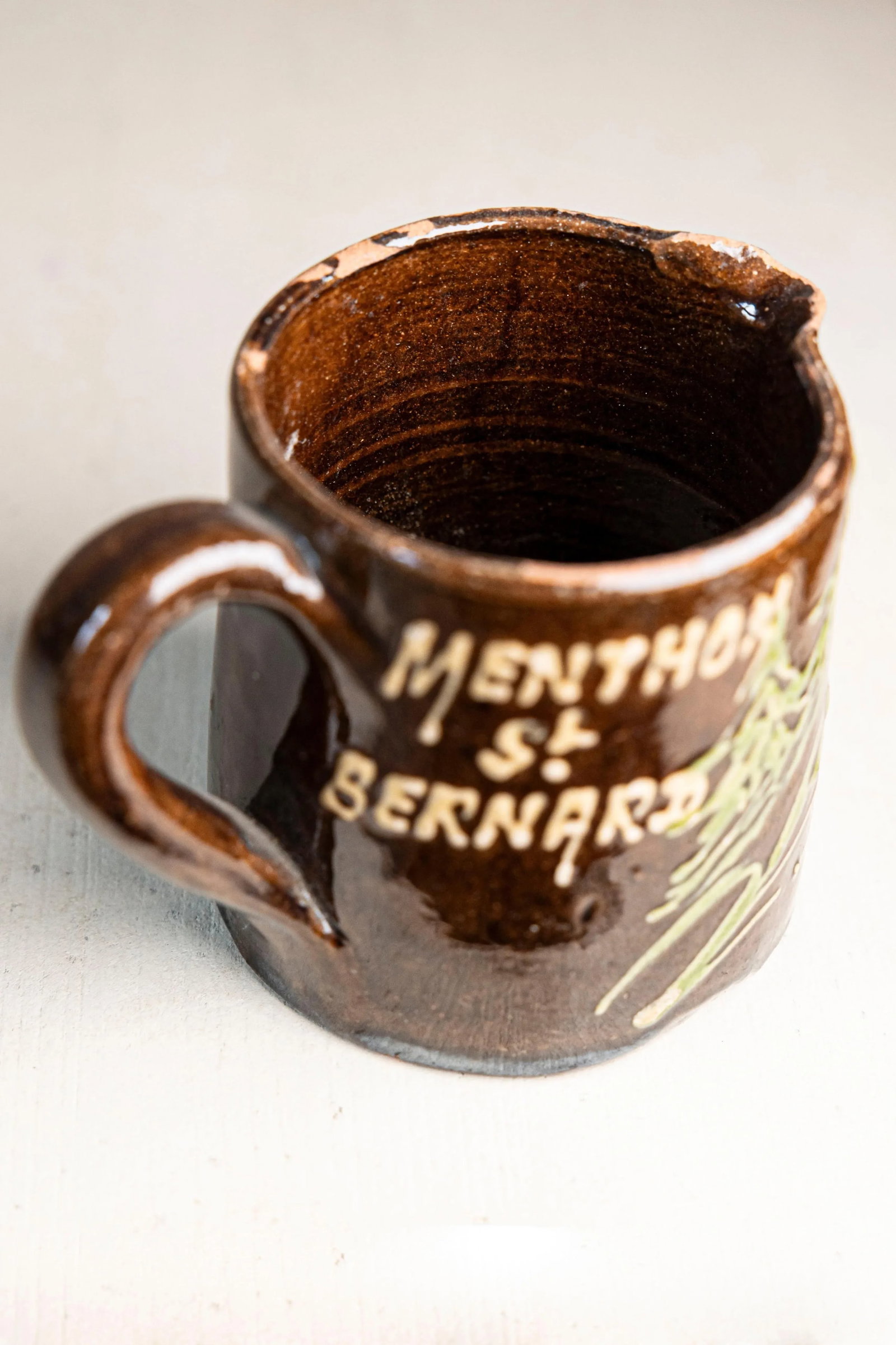 19th Century French Savoyard Souvenir Pitcher – Menthon-Saint-Bernard - 5