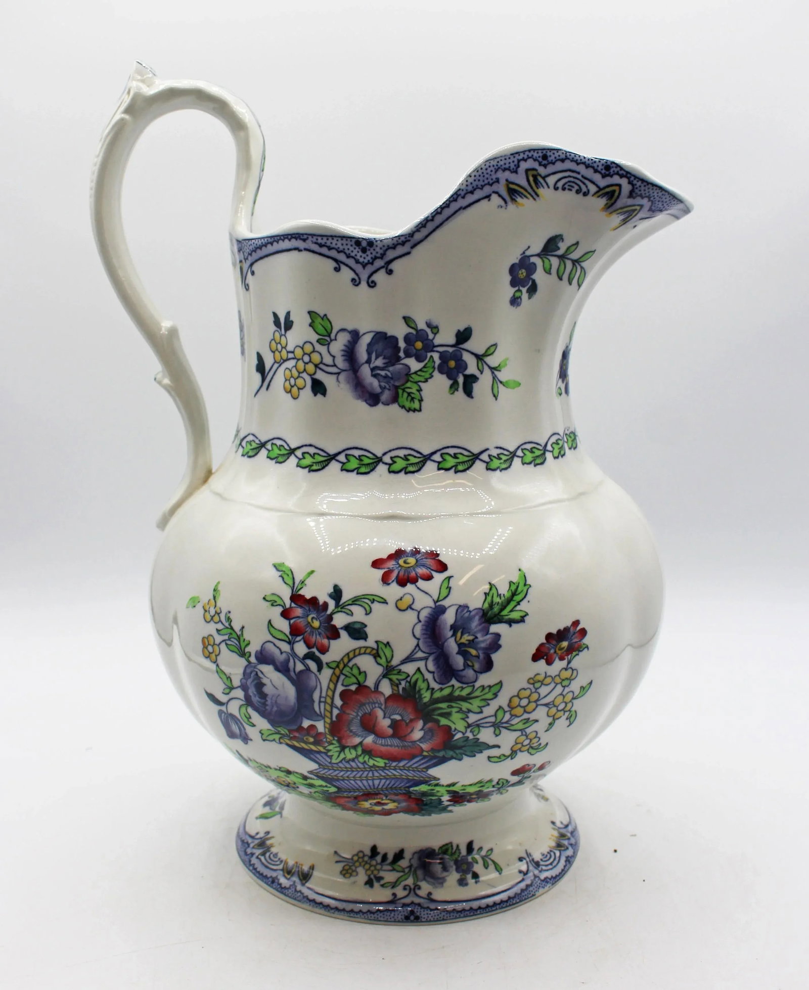 English Copeland Late Spode "Avondale" Water Pitcher - 3