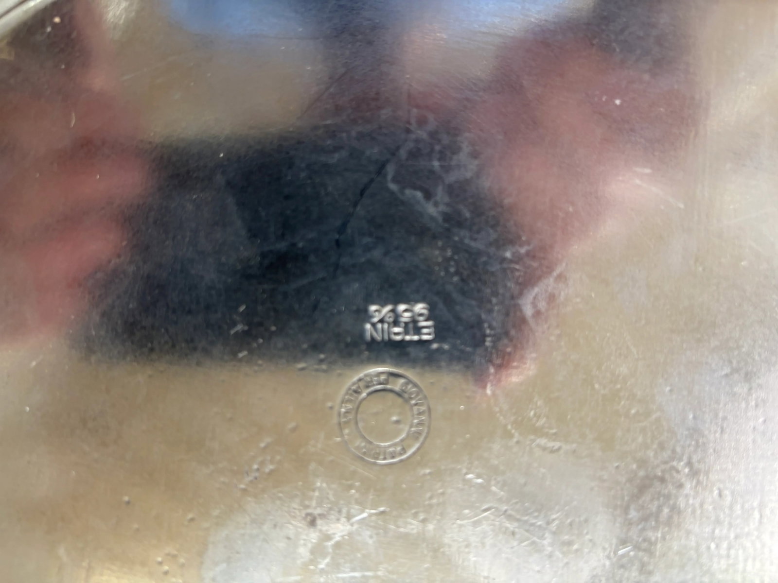 Late 20th Century Italian Tray With a Greek Key Design - 7
