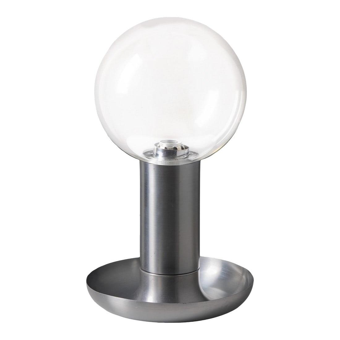 1970s Metal & Glass Table Lamp in the Manner of Achille Castiglioni (1 of 12)