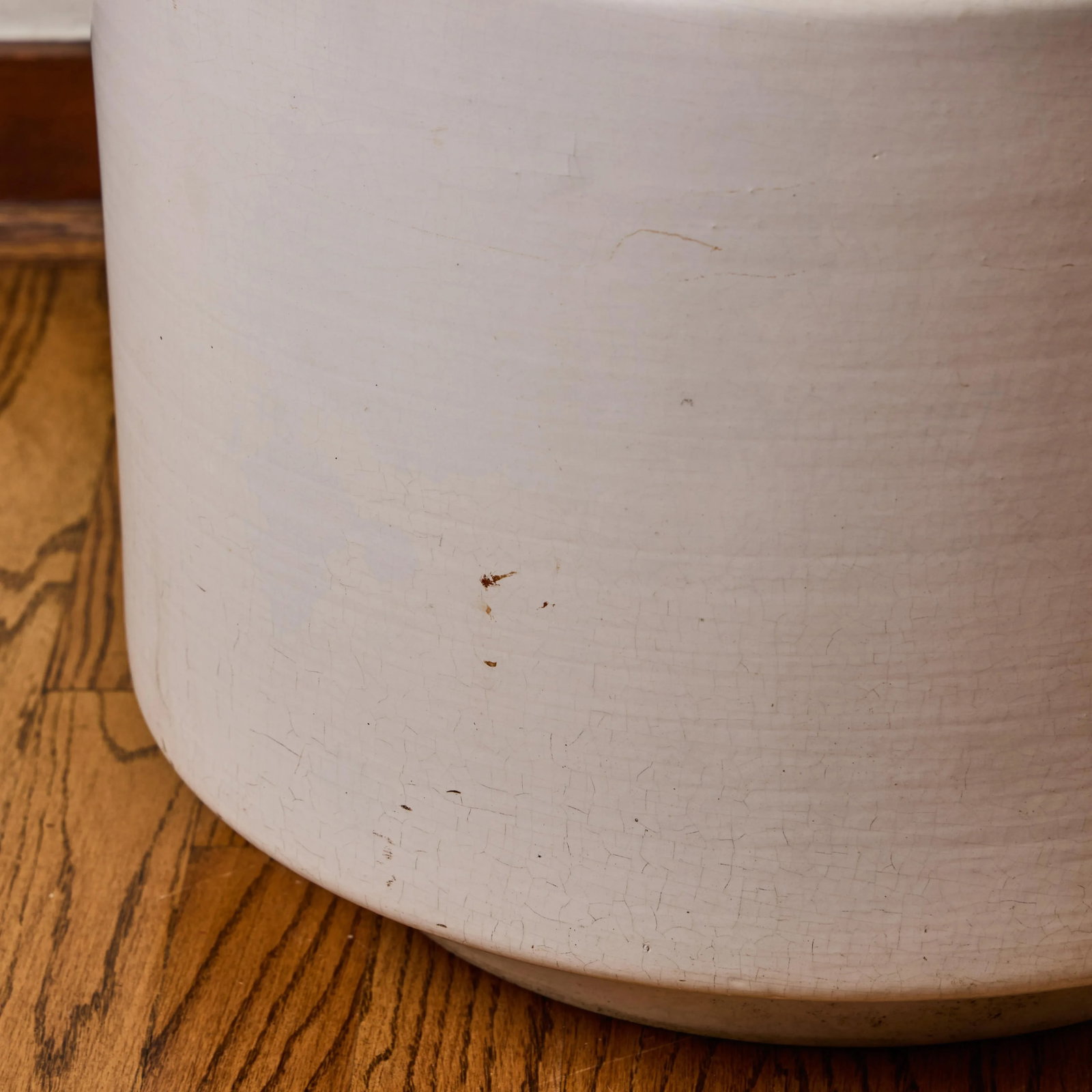 1960s Architectural Pottery White Ceramic Planter Attributed to Lagardo Tackett - 3