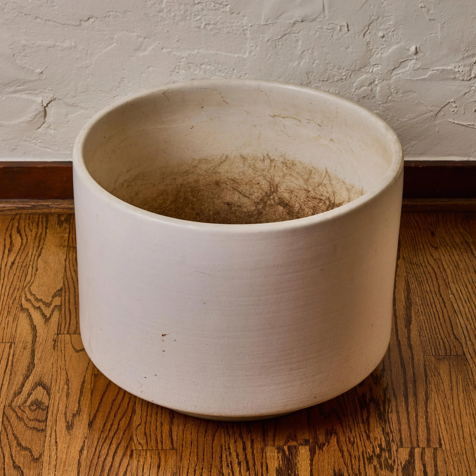 1960s Architectural Pottery White Ceramic Planter Attributed to Lagardo Tackett - 9