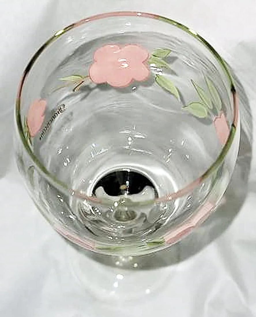 Franciscan China Desert Rose Wine Glasses-Set of 6 - 6