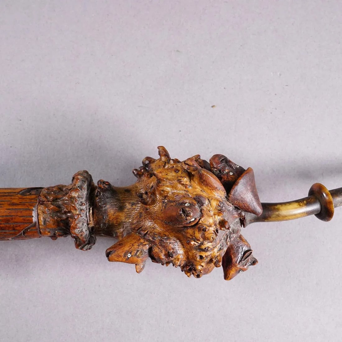 Carved Black Forest Tobacco Pipe, Germany Ca. 1900 - 4