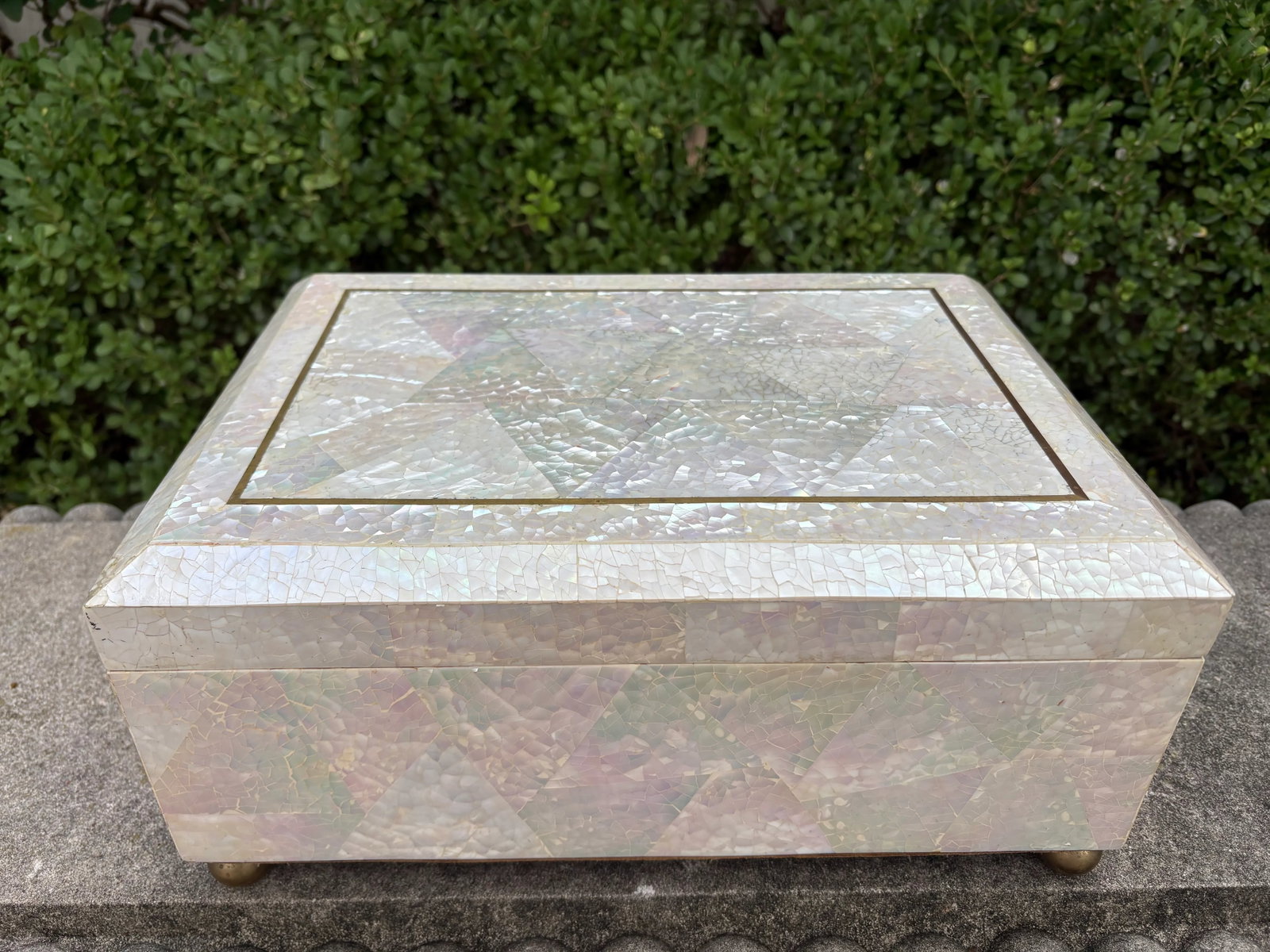 1980s Maitland Smith Mother of Pearl Box - 3