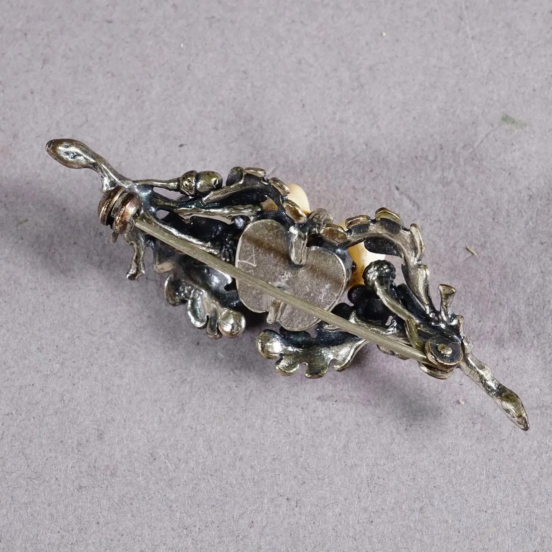 Vintage Bavarian Traditional Costume Jewelry Brooch, Bavaria Ca. 1950s - 2