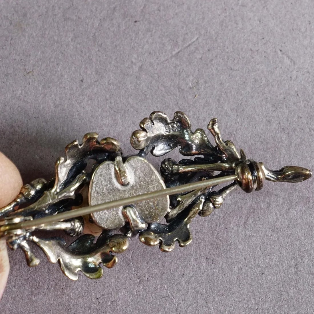 Vintage Bavarian Traditional Costume Jewelry Brooch, Bavaria Ca. 1950s - 4