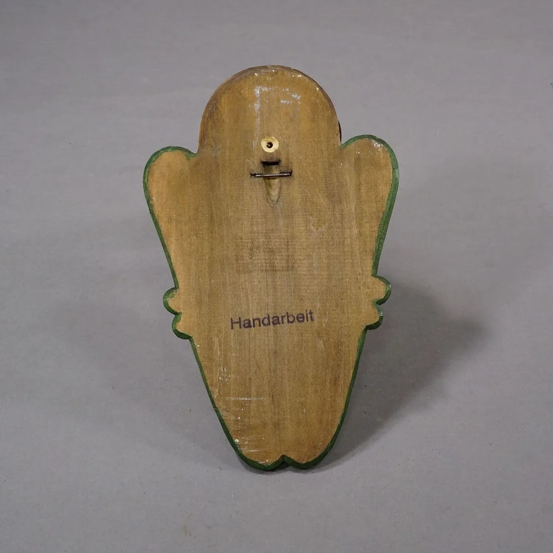 Vintage Black Forest Chamois Trophy on Carved Plaque Ca. 1950 - 5