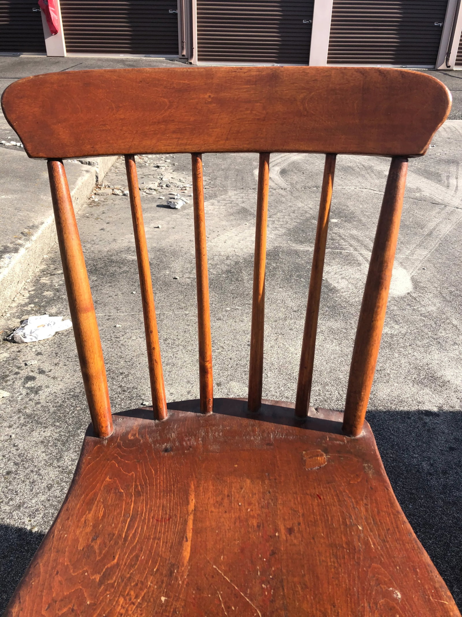 Vintage Rustic Schoolhouse Chairs - a Pair - 2