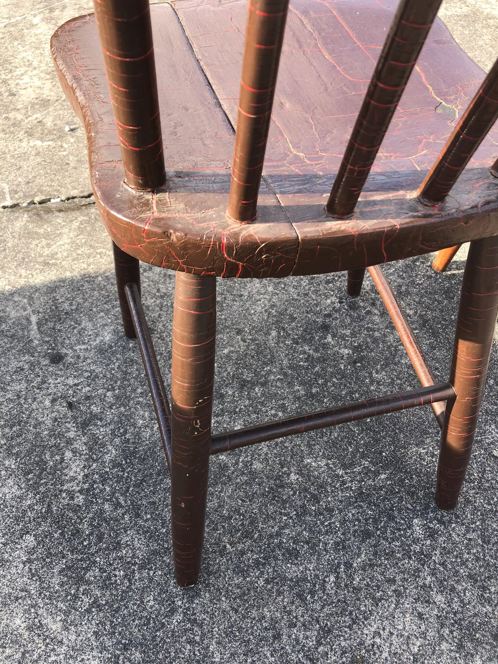 Vintage Rustic Schoolhouse Chairs - a Pair - 9