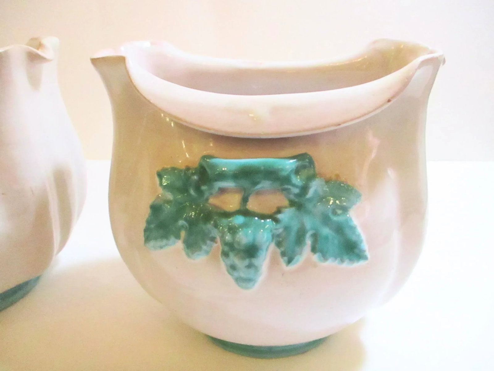 Vintage Italian Ceramic Cachepot - a Pair of 2 - 3