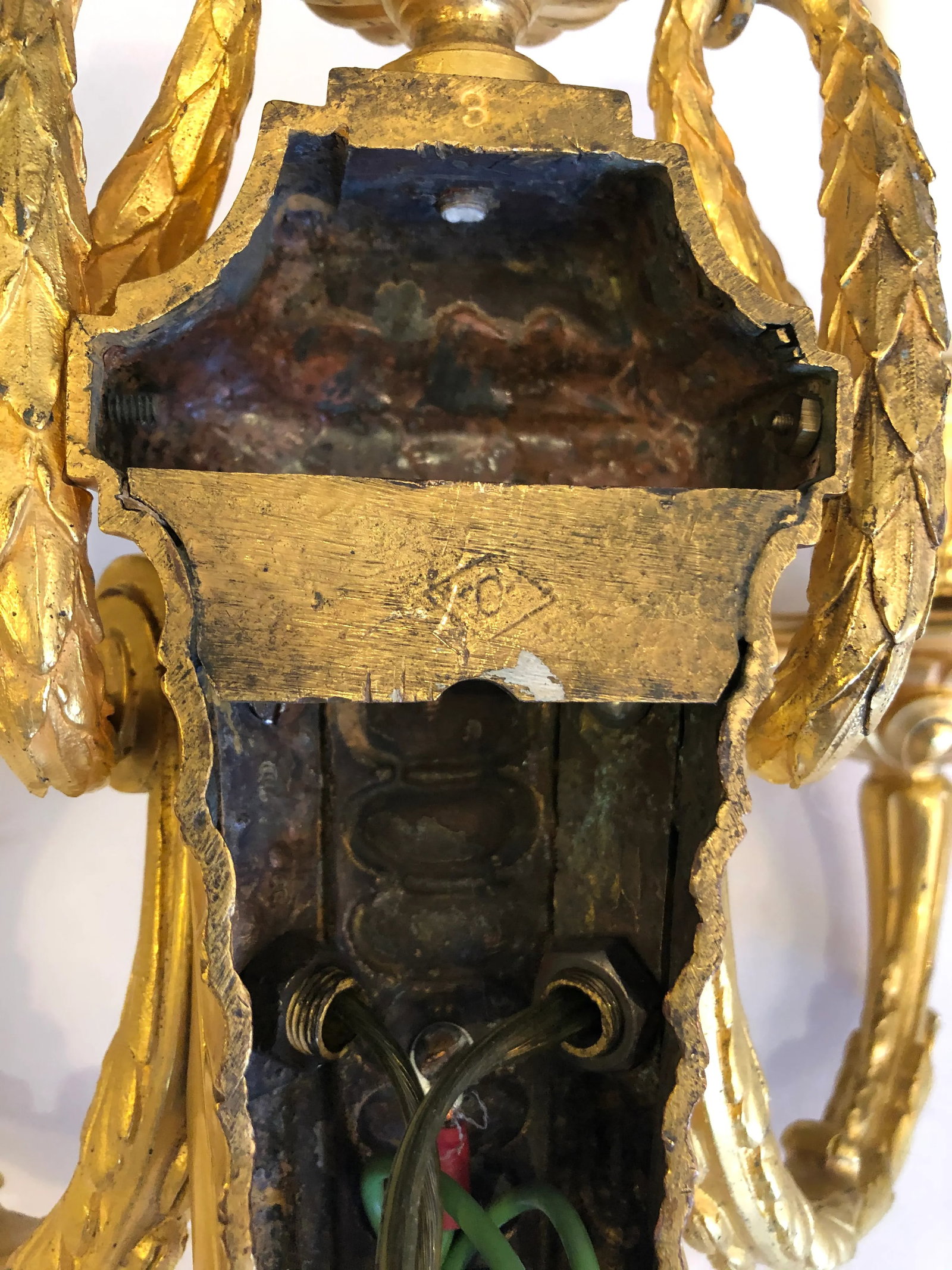 Dore Gilt Bronze Regency Style Sconces by Caldwell -A Pair - 12