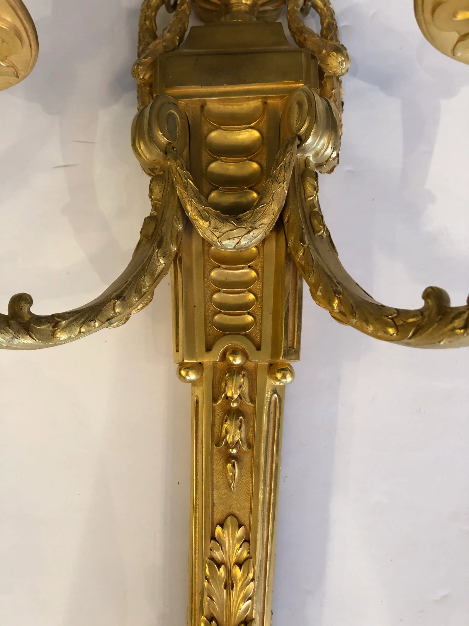 Dore Gilt Bronze Regency Style Sconces by Caldwell -A Pair - 3