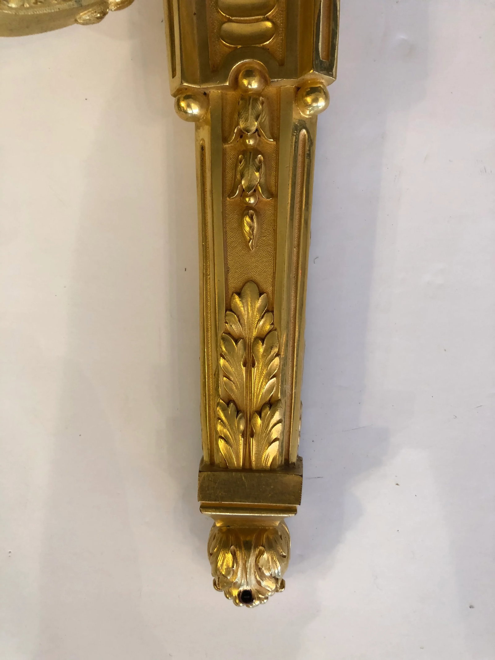 Dore Gilt Bronze Regency Style Sconces by Caldwell -A Pair - 5