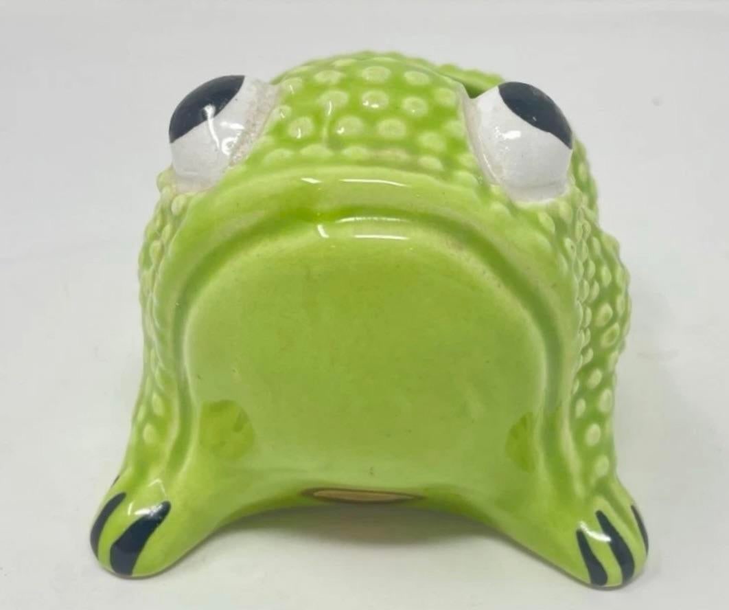 Vintage Mottahedeh Jean Rogers Style Frog Planter - 11