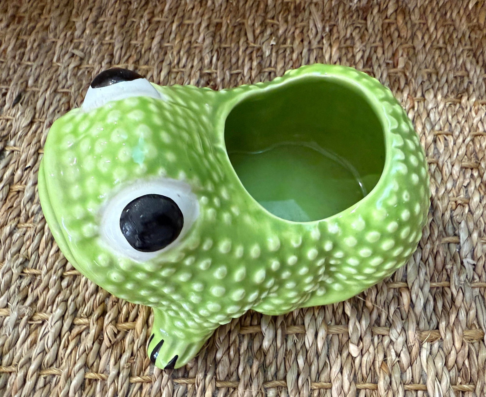 Vintage Mottahedeh Jean Rogers Style Frog Planter - 3