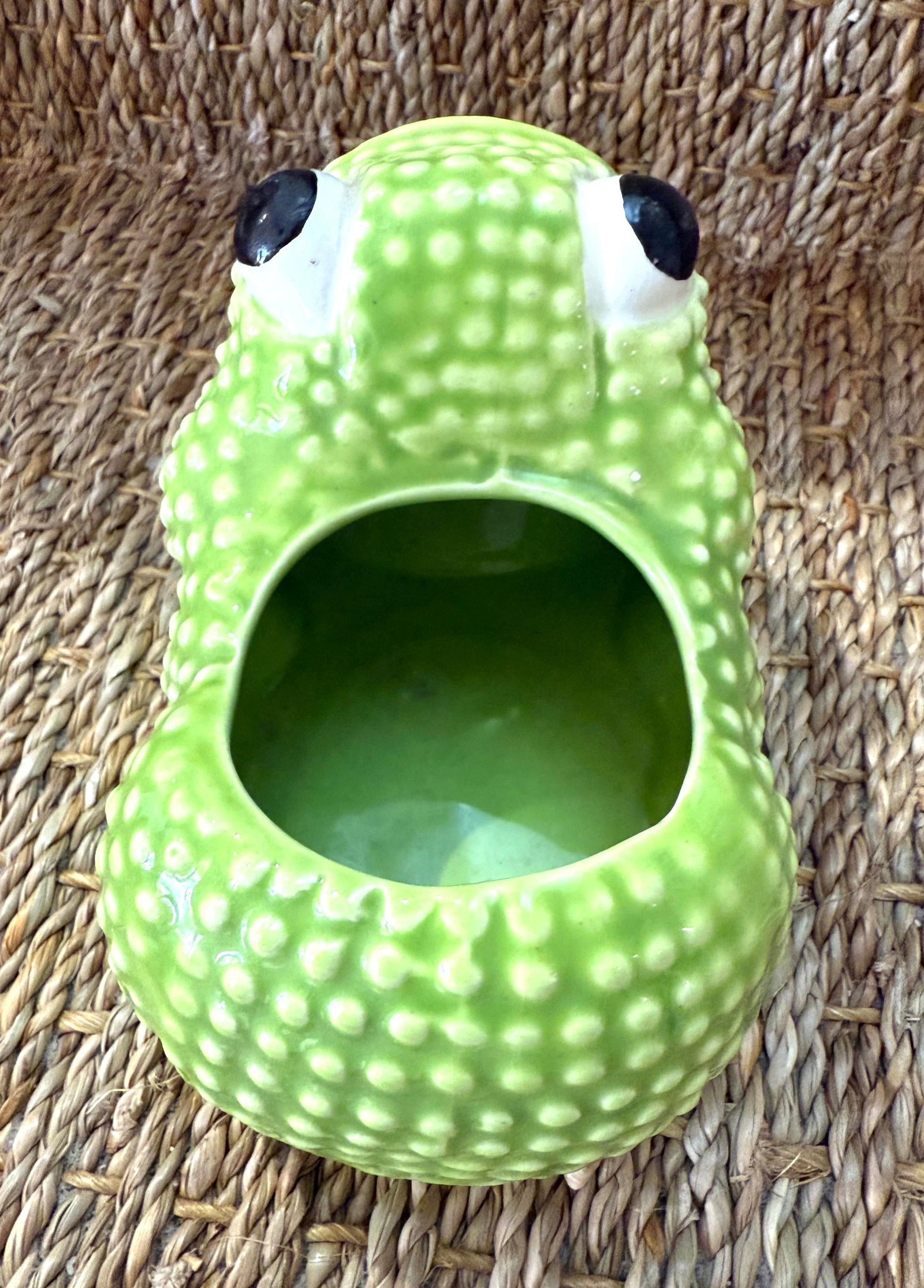 Vintage Mottahedeh Jean Rogers Style Frog Planter - 7