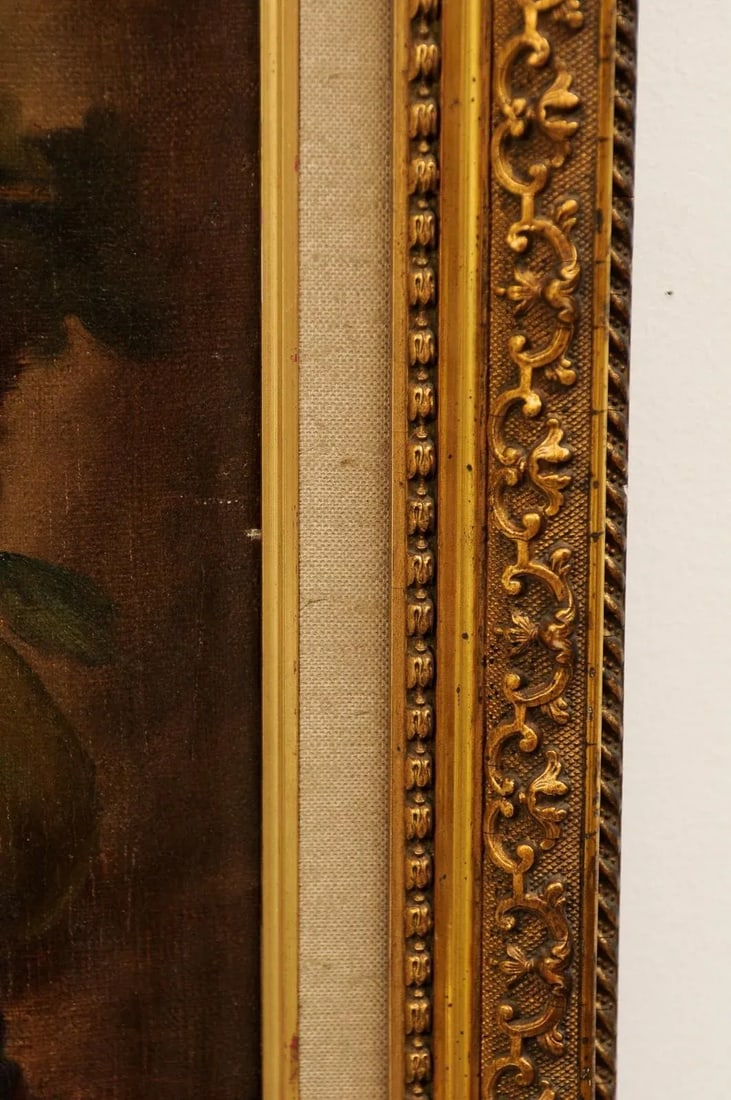 19th Century French Fruit Still Life Oil Painting, Framed - 8