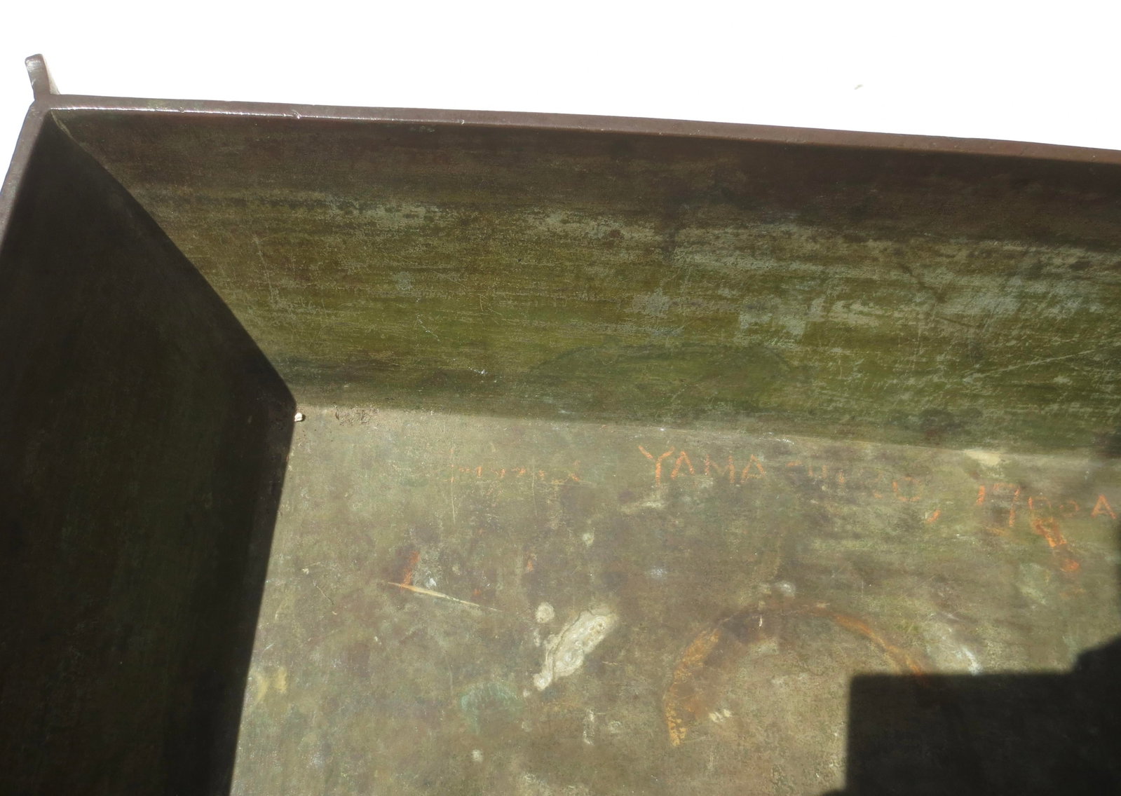 Japanese Bronze Ikebana/Bonsai Tray - 10