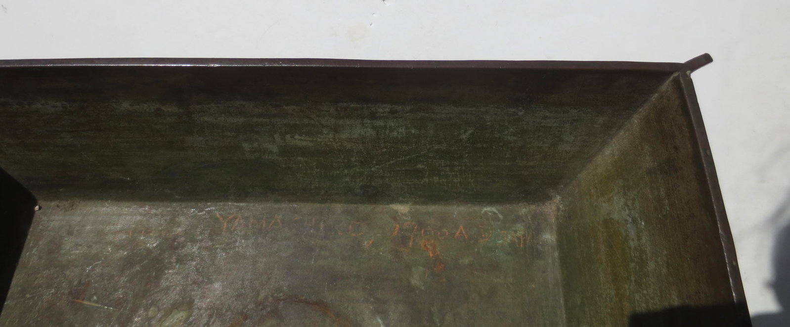 Japanese Bronze Ikebana/Bonsai Tray - 8