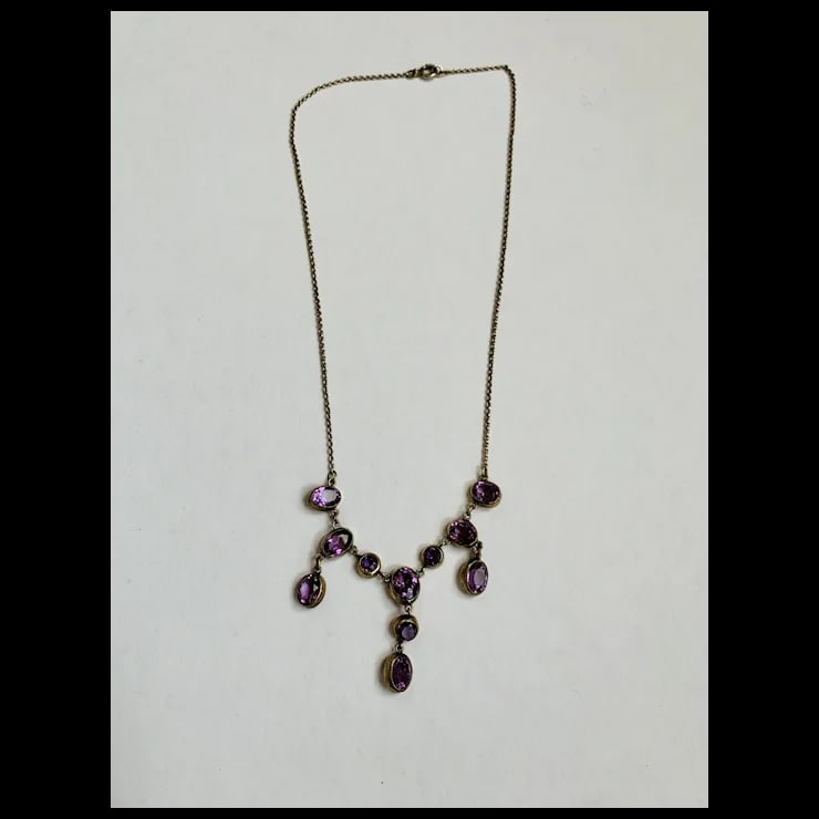 Late 19th Century Victorian Amethyst Necklace - 3