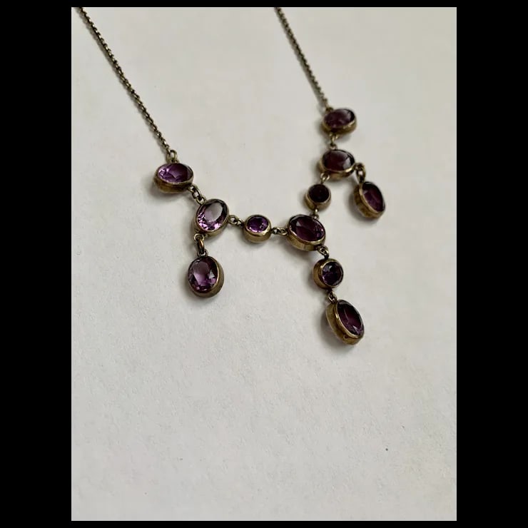 Late 19th Century Victorian Amethyst Necklace - 6