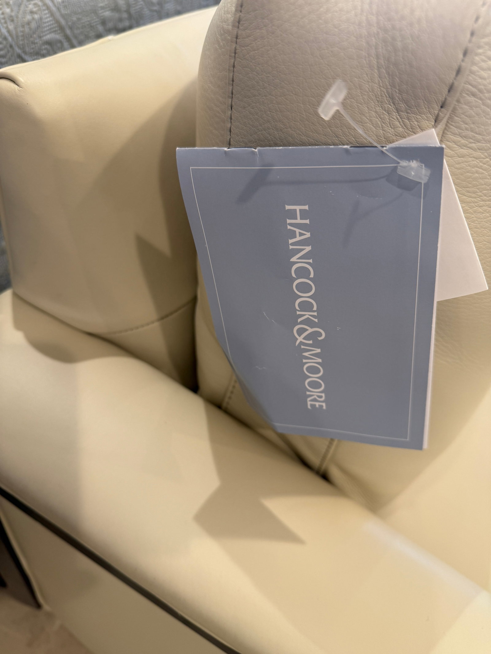 Hancock & Moore Ava Leather Sofa in Angelo Creme CL 3 - 10