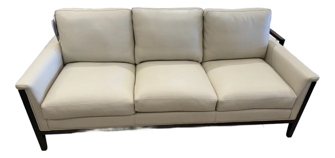 Hancock & Moore Ava Leather Sofa in Angelo Creme CL 3 (1 of 11)
