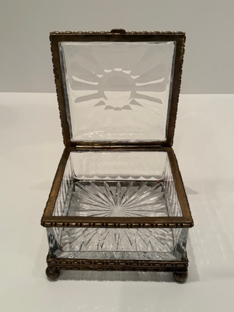 Baccarat Style Cut Crystal Box - 4