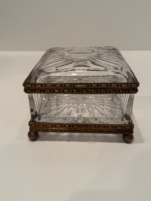 Baccarat Style Cut Crystal Box - 5