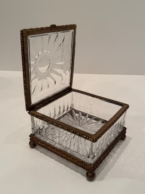 Baccarat Style Cut Crystal Box - 8