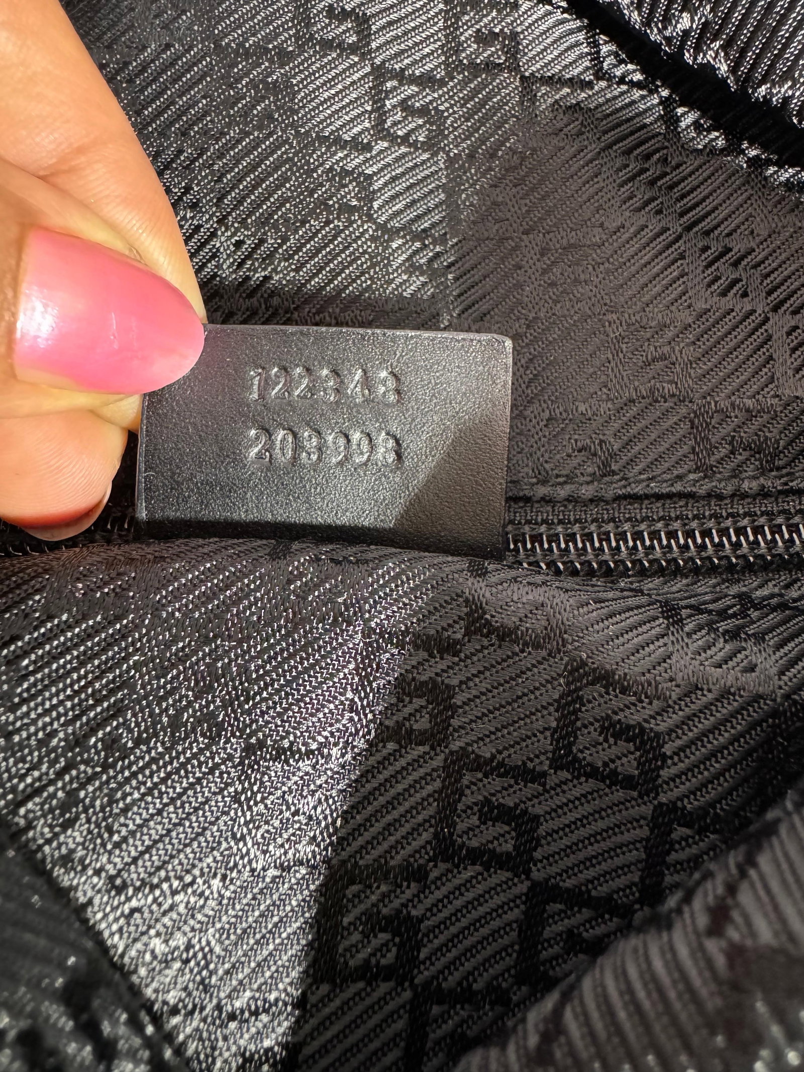 Gucci Vintage Black Nylon , Small Eden Day Back Pack Black, Made in Italy - 7